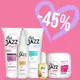 Ystävänpäivän myynti! HAIR JAZZ shampoo + hoitoaine + kosteusemulsio + seerumi + naamio!